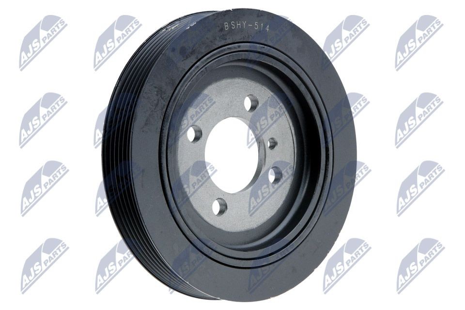 Poulie damper (vilebrequin) NTY RKP-HY-514 NTY RKP-HY-514: Kit de poulies vilebrequin Hyundai SANTA FE 2003