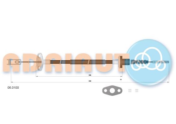 Tross, sidurikasutus ADRIAUTO 06.0100 ADRIAUTO 06.0100: Siduritross Daewoo MATIZ 2000