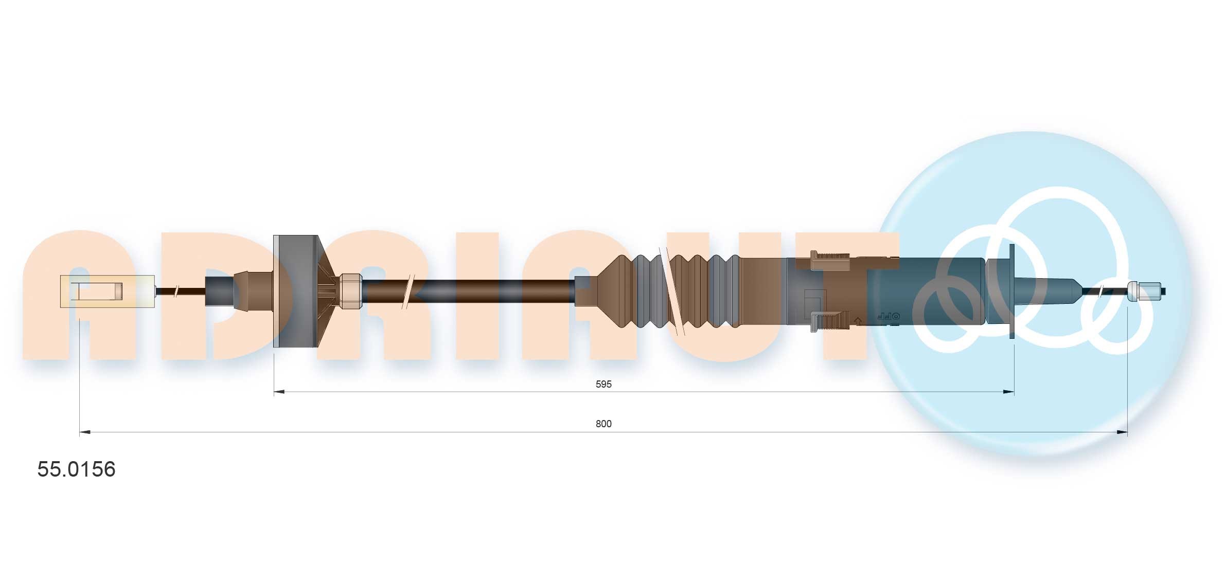 ADRIAUTO Koppelingskabel 55.0156 55.0156 ADRIAUTO Koppelingskabel ervaring