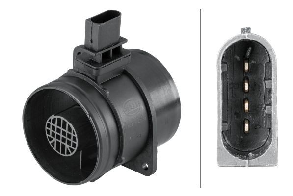 HELLA Μετρητής μάζας αέρα 8ET 358 095-301 HELLA 8ET 358 095-301 Αισθητήρας MAF Sprinter 4-t Φορτηγό πλατφόρμα / Σασσί (907) γνήσια τιμες