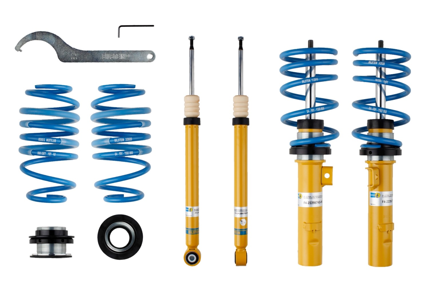 BILSTEIN Jeu de suspensions, ressorts / amortisseurs 47-282117 Kit d'amortisseur BILSTEIN HONDA 47-282117