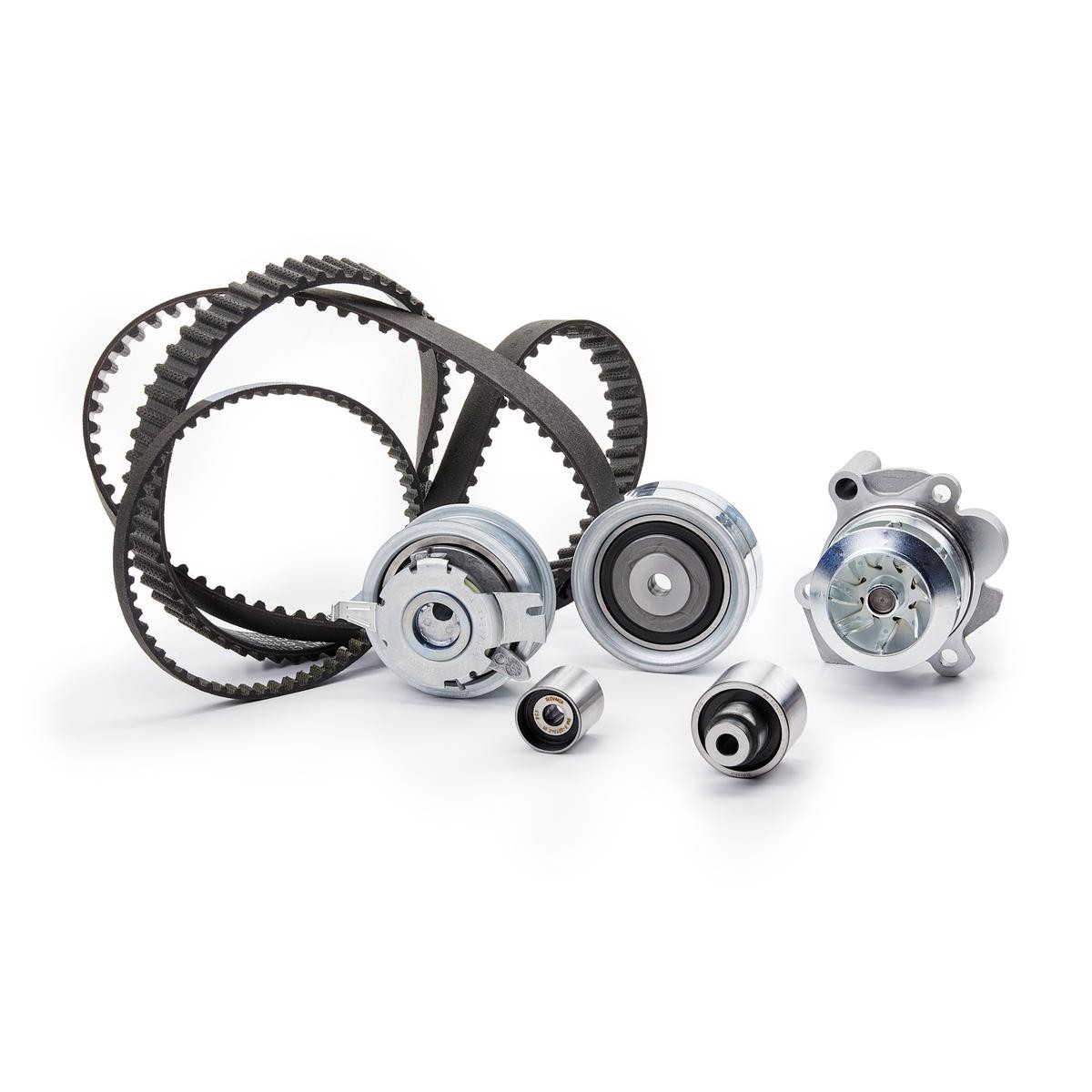 Water pump and timing belt kit CONTITECH CT1139WP8PRO CONTITECH CT1139WP8PRO 2012 SEAT TOLEDO timing belt kit replacement