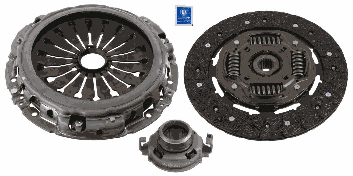 SACHS Kit frizione 3000 951 557 SACHS 3000 951 557 Kit frizione FIAT Ducato II Bus (230) 2.0 4x4 109 CV 1997