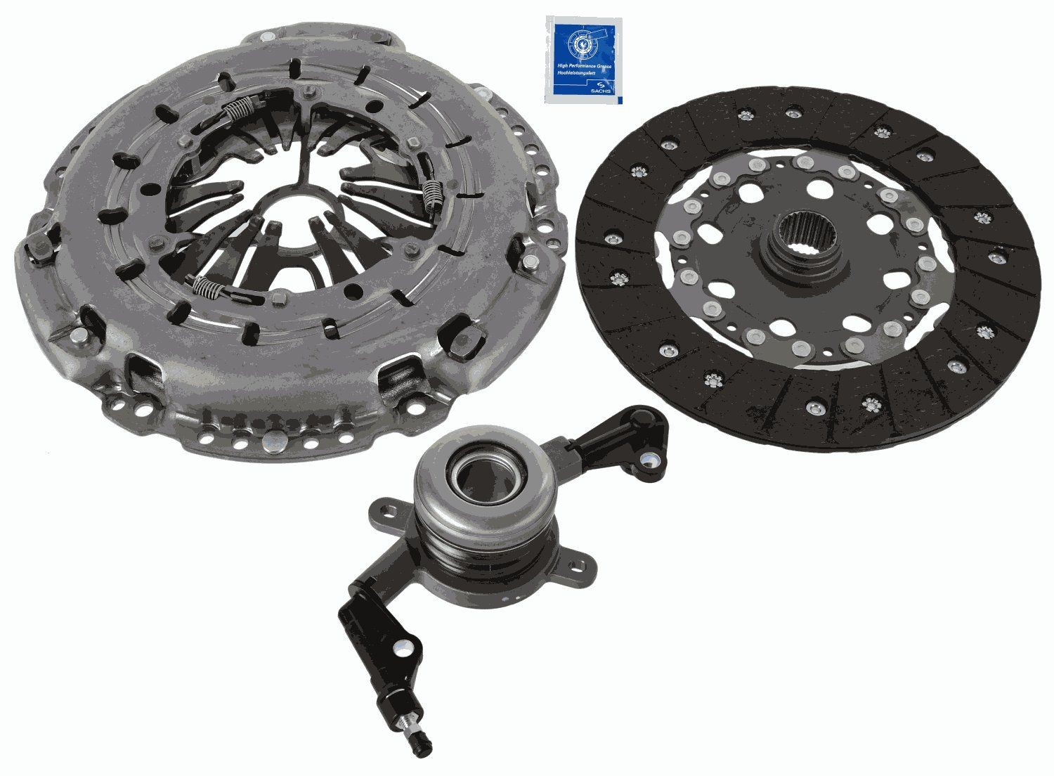 SACHS Sidurikomplekt 3000 990 448 SACHS 3000 990 448 Sidurikomplekt MERCEDES-BENZ Vito Van (W447) 111 CDI (447.601, 447.603, 447.605) 114 hj 2021