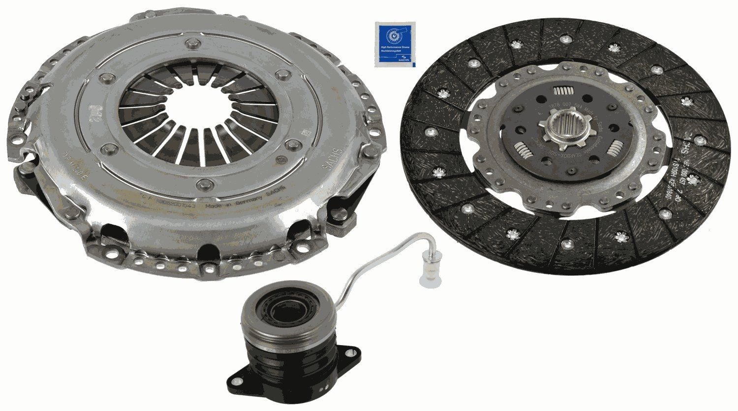 SACHS Σετ συμπλέκτη 3000 990 479 SACHS 3000 990 479 Αγωνιστικός συμπλέκτης Alfa Romeo Giulietta 940 Κουτί σε χαμηλές τιμές