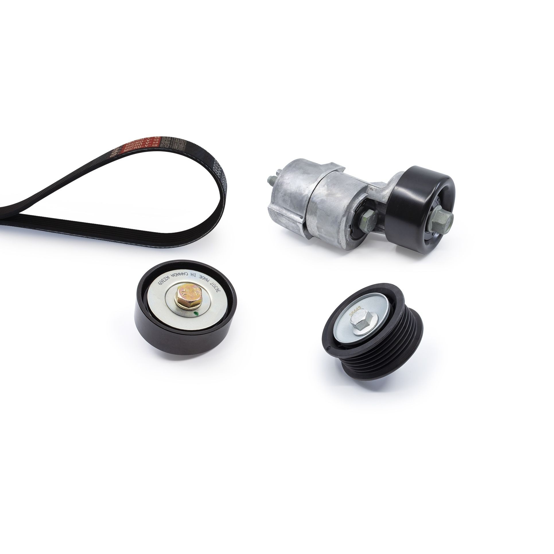 Ozubený klinový remeň - Sada GATES K076PK2160 GATES Micro-V Kit K076PK2160 Sada klinového rebrovaného remena HYUNDAI ix35 2013