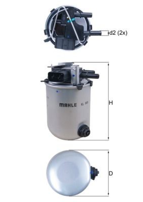 KNECHT Kraftstofffilter KL 909 KL 909 Kraftstofffilter NISSAN JUKE KNECHT kaufen