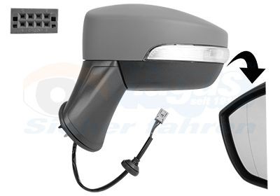 Espelho retrovisor VAN WEZEL 1802807 VAN WEZEL 1802807 Espelho exterior FORD ECOSPORT 2009