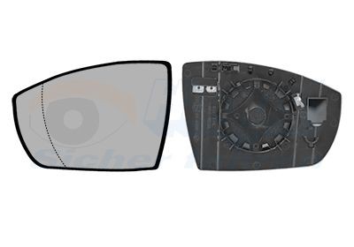 Spiegelglas, buitenspiegel VAN WEZEL 1802837 VAN WEZEL 1802837 Spiegel FORD ECOSPORT 2005