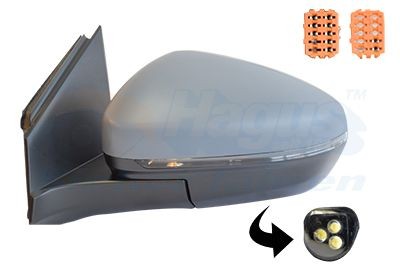 VAN WEZEL Backspegel 4084817 VAN WEZEL 4084817 Backspegel