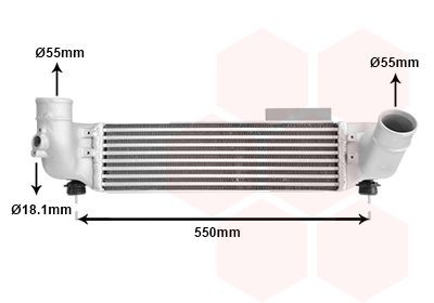 Intercooler VAN WEZEL 83004209 VAN WEZEL 83004209: Radiator intercooler Kia SORENTO 2021