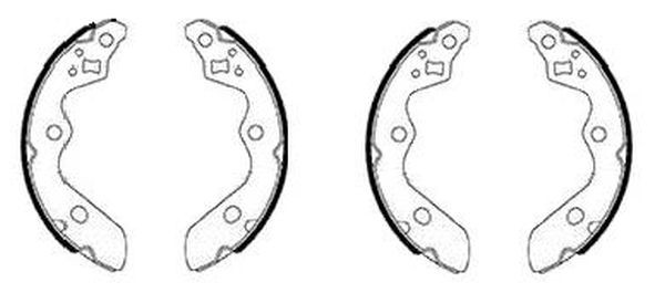 TEXTAR Bromsbacksats 91085900 91085900 Trumbroms TEXTAR SUZUKI JIMNY