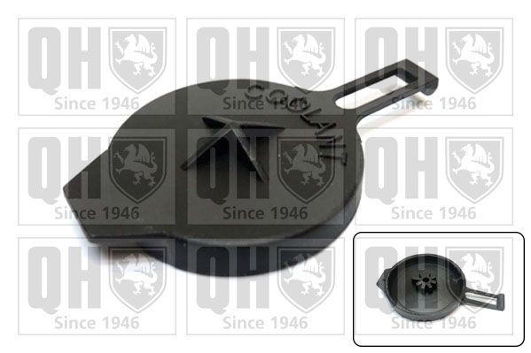 QUINTON HAZELL Tampa de fecho, recipiente de líquido de refrigeração FC565 Tampa depósito do líquido de refrigeração QUINTON HAZELL Porsche 356 FC565