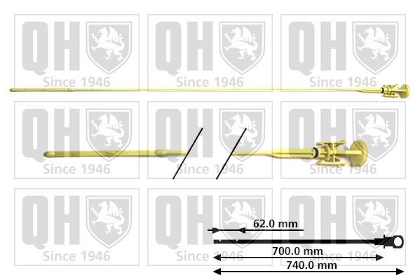 QUINTON HAZELL Oliepind QOD134 QUINTON HAZELL QOD134 Oliepind Chevrolet AVEO originale