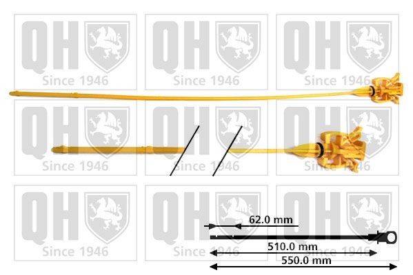 QUINTON HAZELL Õlivarras QOD135 QUINTON HAZELL QOD135 Õlivarras Nissan Almera Tino hind