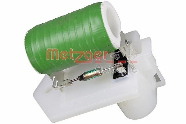 METZGER Formodstand, kølerblæser-elmotor 0917350 Modstand kabineventilator METZGER Fiat 126 0917350
