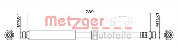 METZGER Pidurivoolik 4111764 METZGER 4111764 Pidurivoolik Land Rover Discovery 3 hind