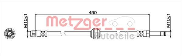 METZGER Remslang 4111781 Remslangen METZGER G-Klasse 4111781 goedkoop
