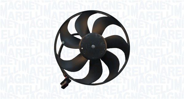 MAGNETI MARELLI Jäähdyttimen tuuletin 069422809010 Jäähdyttimen tuuletin MAGNETI MARELLI Ø: 348 mm, 12V, 76, 76-180W