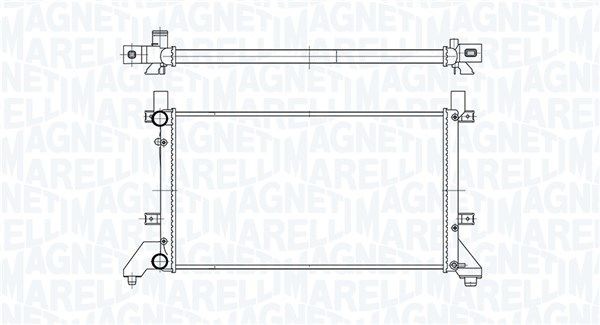 MAGNETI MARELLI Kühler, Motorkühlung 350213189400 350213189400 MAGNETI MARELLI VW LT 28-35 II Bus Kühler Preis