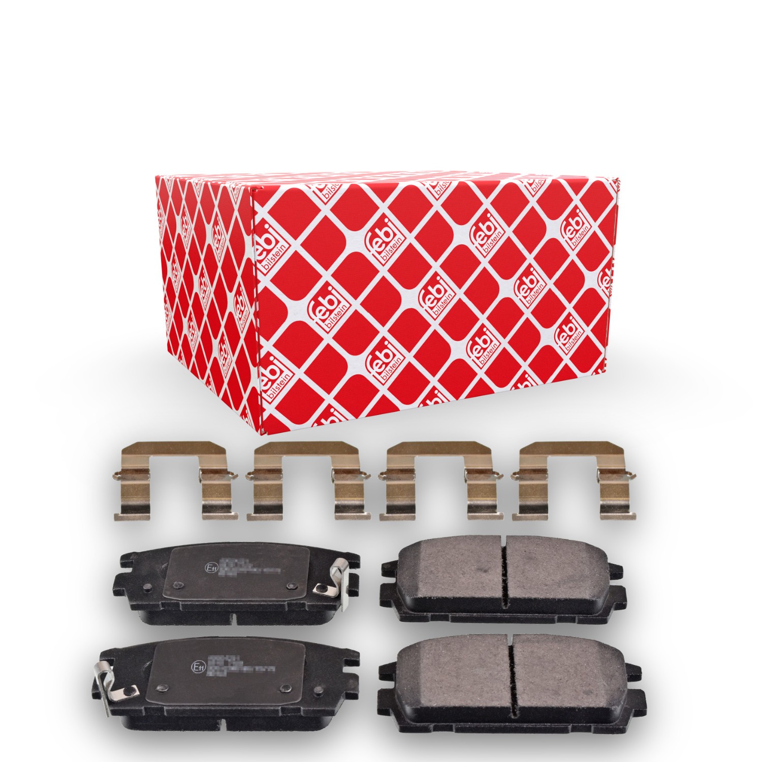 FEBI BILSTEIN Kit pastiglie freni 170855 FEBI BILSTEIN 170855 Kit pastiglie freni HYUNDAI Terracan (HP) 3.5 i V6 4WD 194 CV 2002