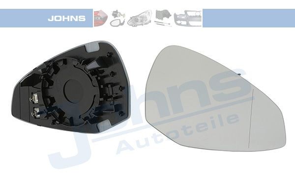 JOHNS Spoguļstikls, Ārējais atpakaļskata spogulis 13 13 38-81 JOHNS 131338-81 Spoguļstikls Audi Coupe B2 cena