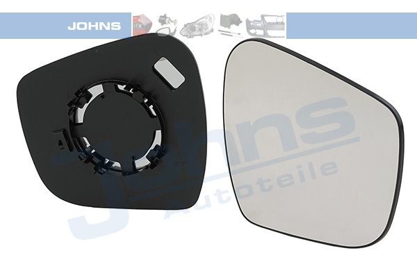 JOHNS Spiegelglas, Außenspiegel 27 76 38-80 Spiegelglas JOHNS Nissan NOTE 27 76 38-80
