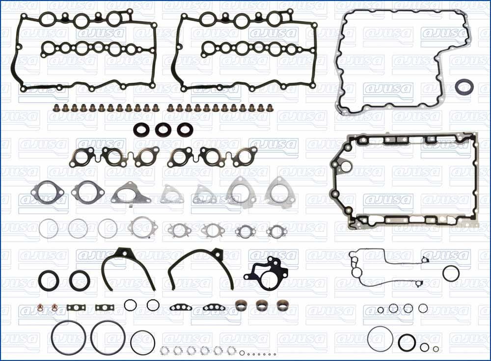 AJUSA Πλήρες σετ στεγανοποίησης κινητήρας 51092500 AJUSA 51092500 Σετ επισκευής στροφαλοθάλαμος Jaguar F-Pace X761 σε χαμηλές τιμές