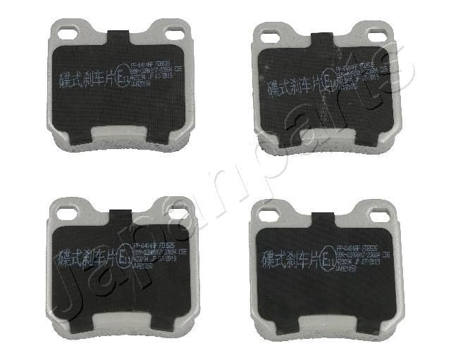 JAPANPARTS Τακάκια φρένων PP-0404AF Αγωνιστικά τακάκια JAPANPARTS Saab 9-2X PP-0404AF