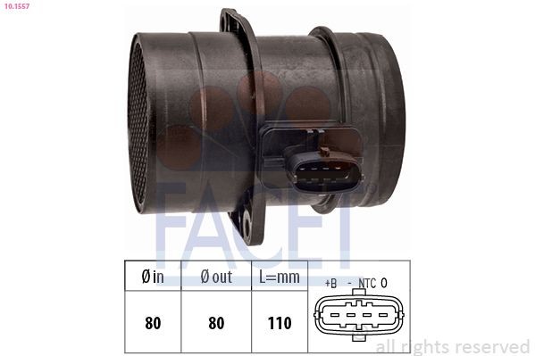FACET Debimetro 10.1557 10.1557 Debimetro FACET DAIHATSU MATERIA costo