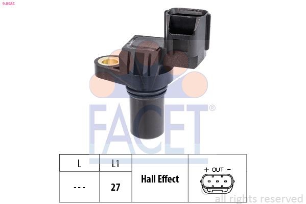 Kurbelwellensensor FACET 9.0585 FACET 9.0585 KW-Sensor MITSUBISHI OUTLANDER 2013 Kosten