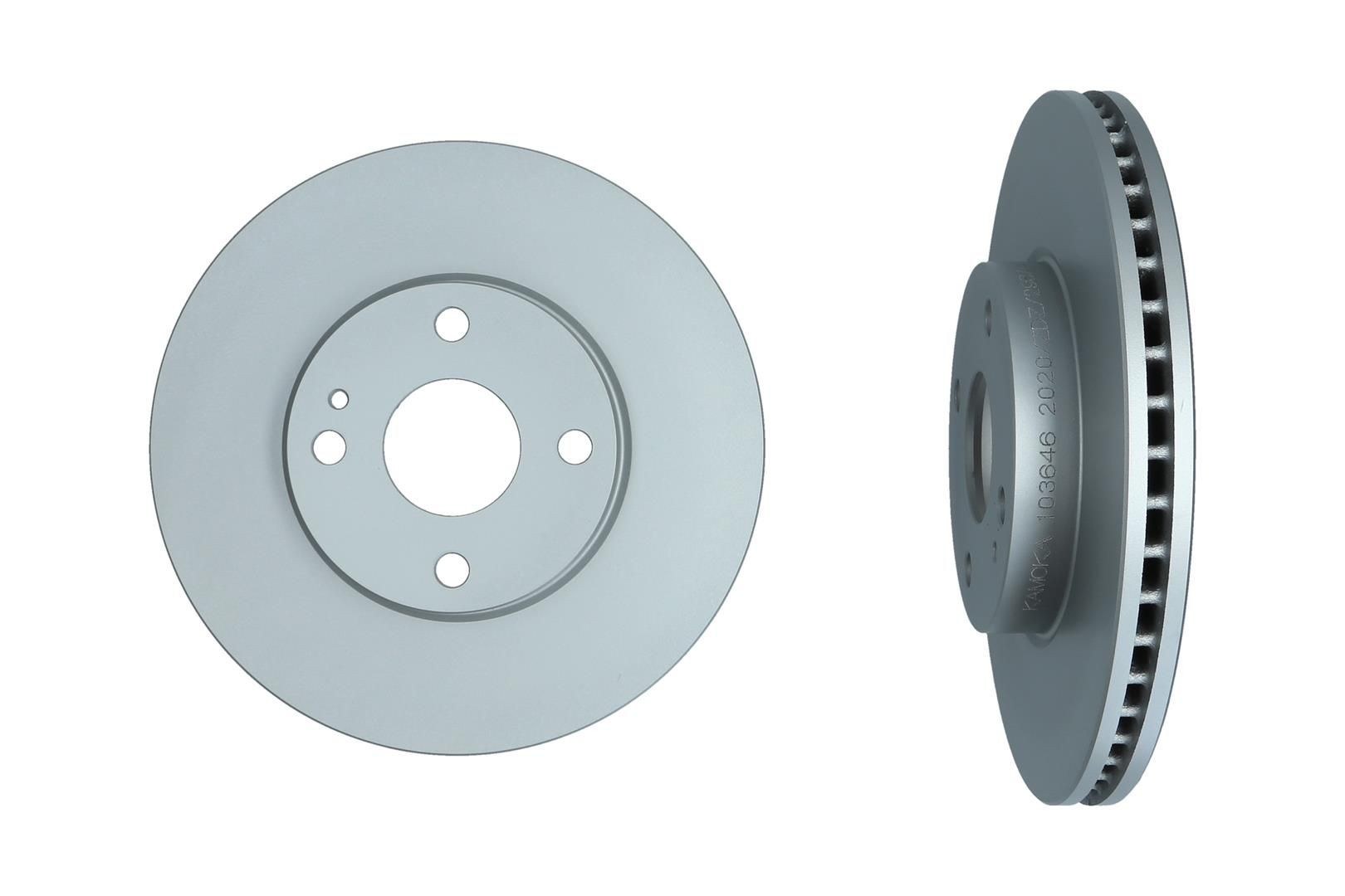 Bremseskive KAMOKA 103646 KAMOKA 103646 Bremseskiver MAZDA 2 2018