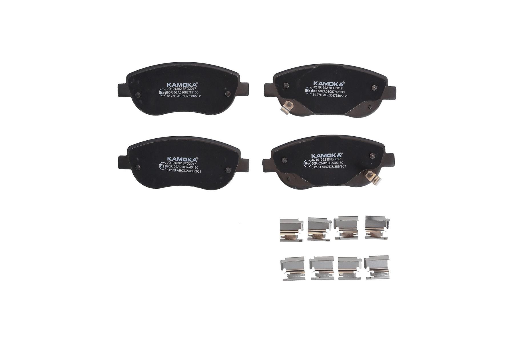 KAMOKA Piduriklotsid JQ101392 Tuuning Toyota Avensis T27 Kombi: Piduriklotsid KAMOKA JQ101392