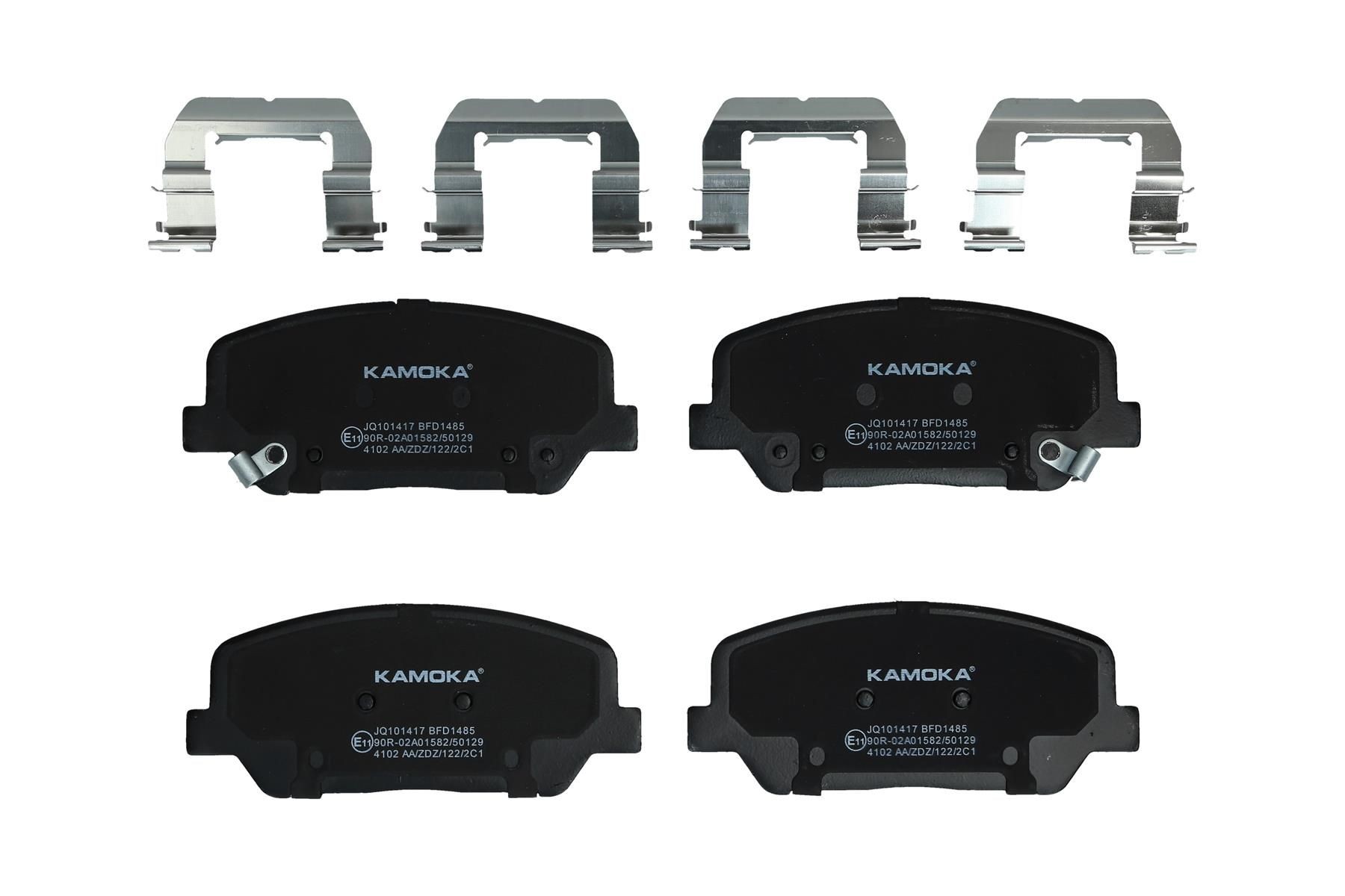 KAMOKA Kit pastiglie freni JQ101417 JQ101417 costo Pastiglie dei freni HYUNDAI TERRACAN KAMOKA