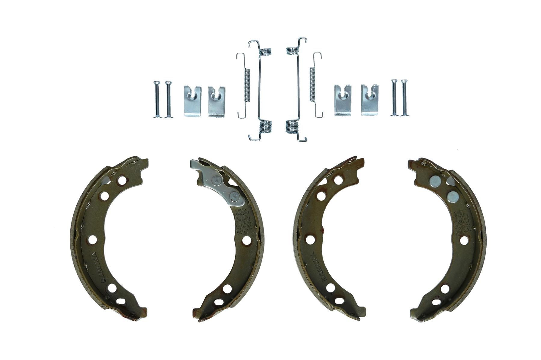 KAMOKA Σετ σιαγόνων φρένων, χειρόφρενο JQ212078 KAMOKA JQ212078 Σιαγωνες φρενων Citroën XM Y4 τιμες