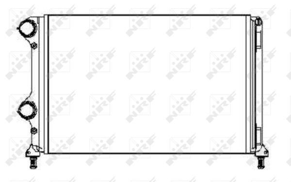 Radiateur du moteur NRF 53245A NRF 53245A: Module de refroidissement Fiat DOBLO 2002