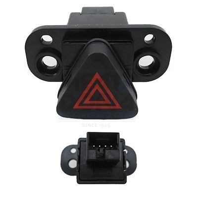 MEAT & DORIA Vypínač výstrażných smeroviek 23654 Vypínač výstrażných smeroviek MEAT & DORIA Alfa Romeo STELVIO 23654