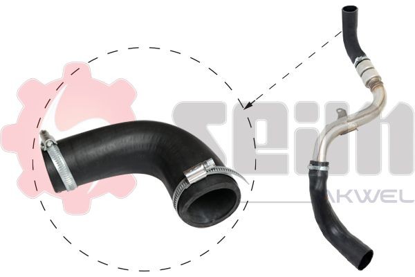 SEIM Ladeluftslange 981790 981790 Intercooler rør FORD FIESTA SEIM