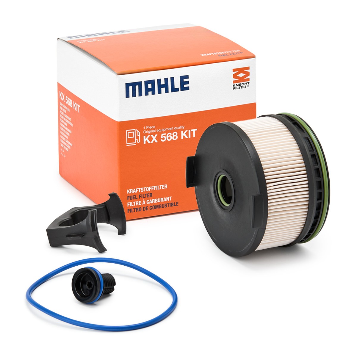 MAHLE Φίλτρο καυσίμου KX 568KIT MAHLE KX 568KIT Φίλτρο καυσίμων Mercedes A205 γνήσια τιμες