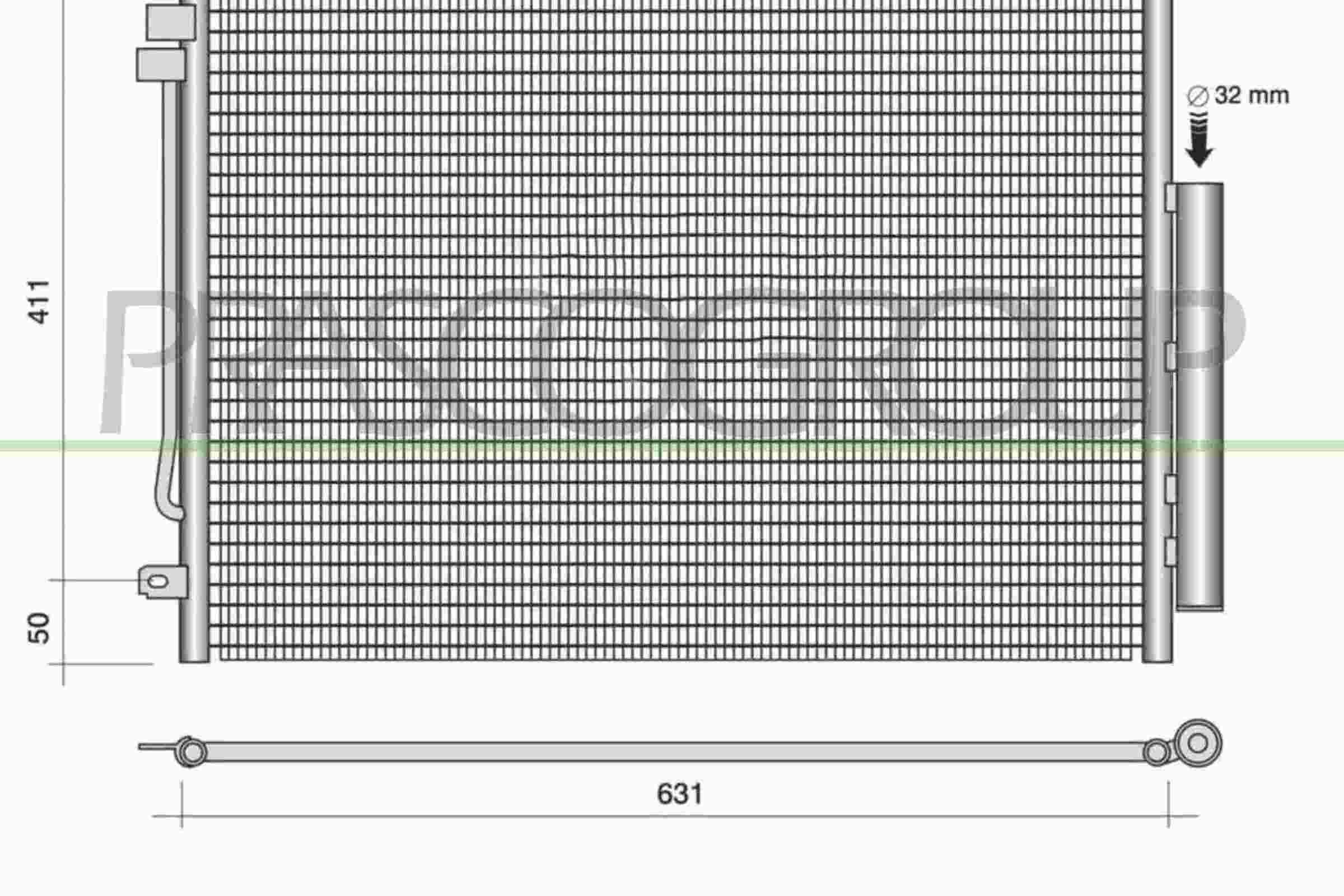 Intercooler PRASCO AA090N001 PRASCO AA090N001 Intercooler ALFA ROMEO 159 2012