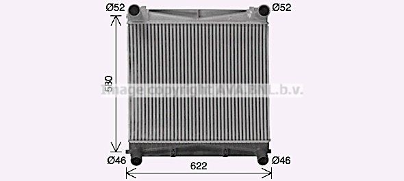 PRASCO Vahejahuti AU4343 PRASCO AU4343 Õhuradiaator Range Rover III (L322) hind
