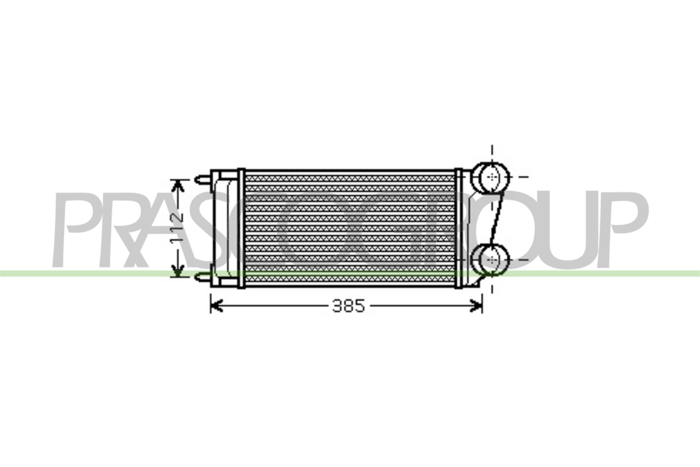 PRASCO Intercooler CI424N003 CI424N003 Intercooler PRASCO CITROЁN C3