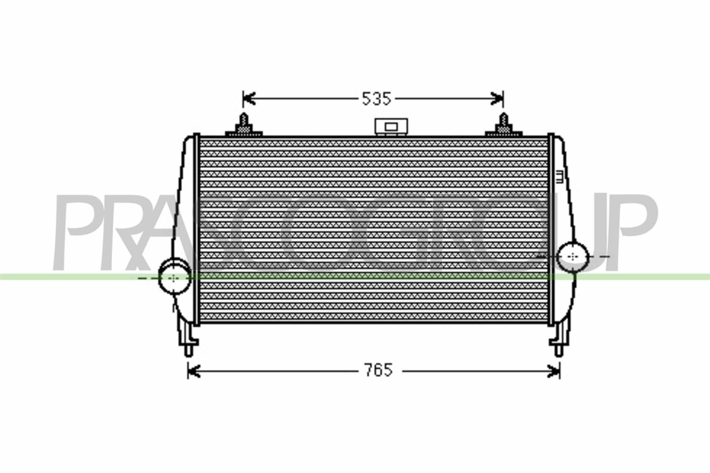 PRASCO Intercooler CI522N002 Intercooler PRASCO 605 CI522N002 billige