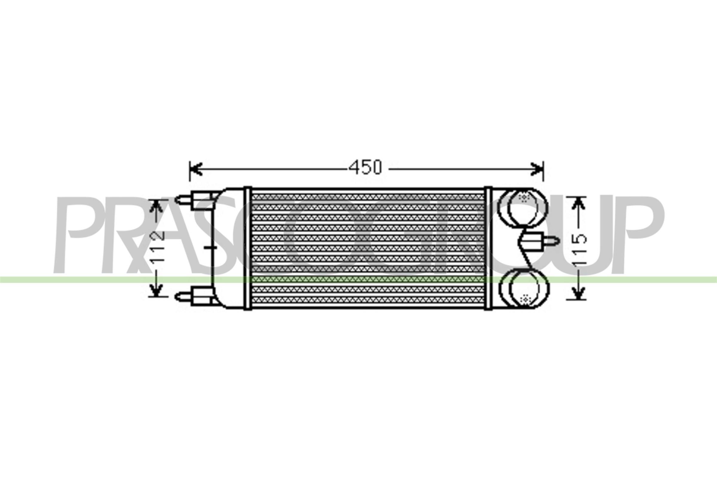 PRASCO Ιντερκούλερ CI523N001 CI523N001 Intercooler CITROËN C5 PRASCO