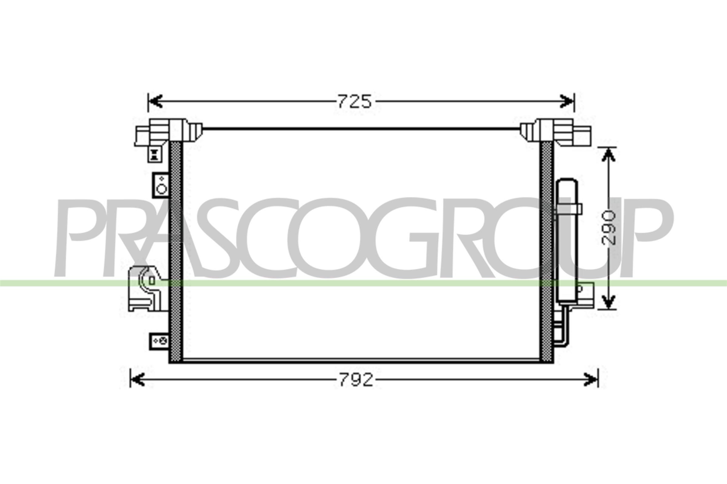 PRASCO Klimakondensator CI802C001 CI802C001 PRASCO Kondensator MITSUBISHI LANCER kaufen