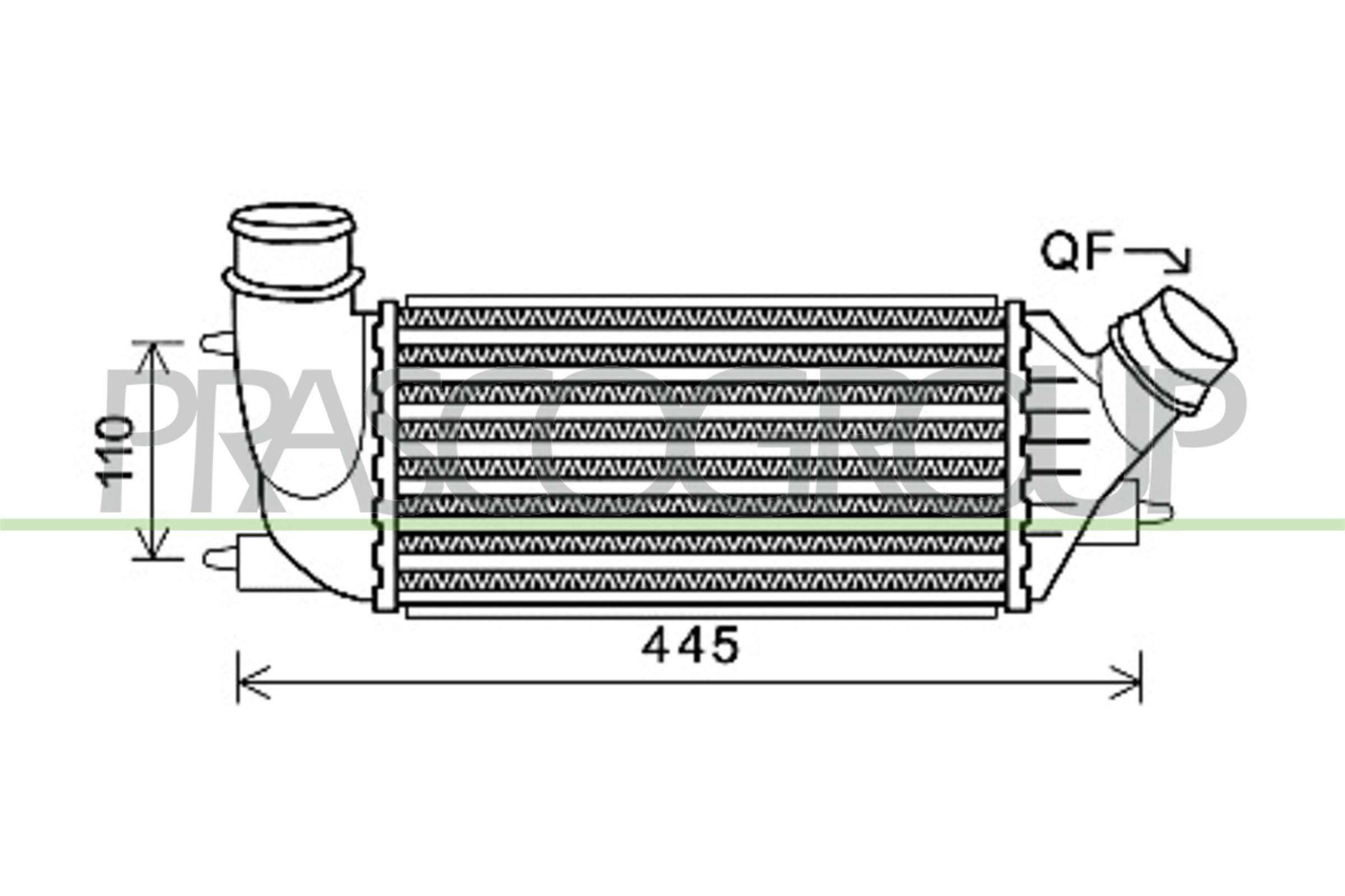 PRASCO Intercooler CI942N003 Radiator intercooler PRASCO C3 CI942N003 goedkoop