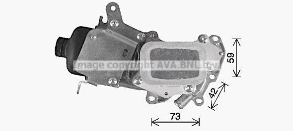 PRASCO Engine oil cooler CN3309H CN3309H PRASCO oil cooler SAAB 9-3