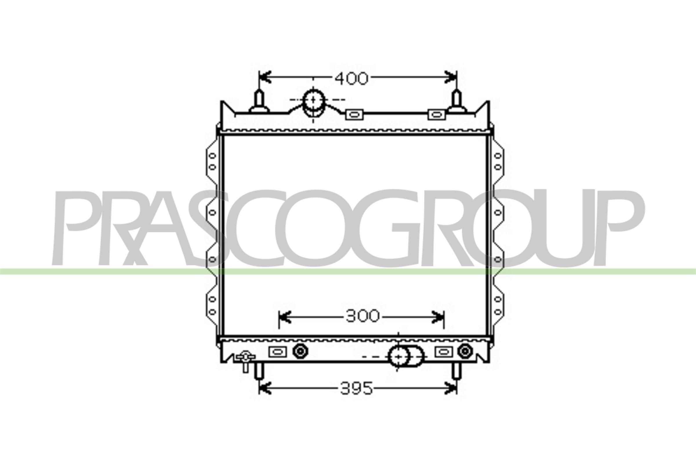 PRASCO Radiateur DG410R001 PRASCO DG410R001 originele Radiateur PT Cruiser Station Wagon kosten