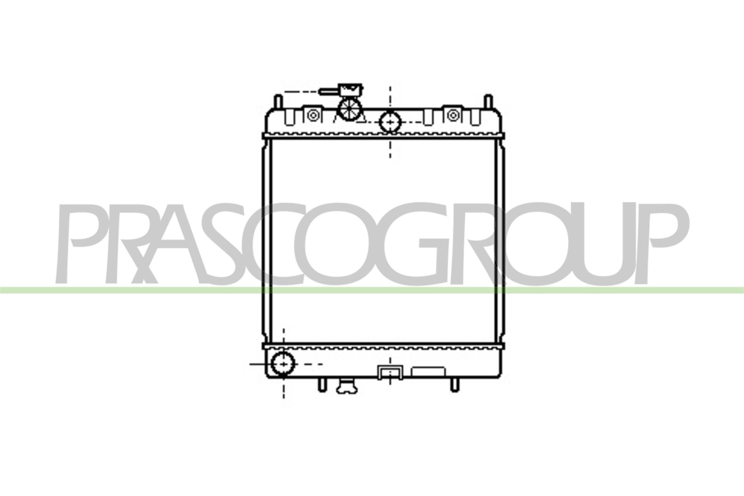 PRASCO Radiateur DS005R004 Radiateur van de motor PRASCO PRIMASTAR DS005R004 goedkoop