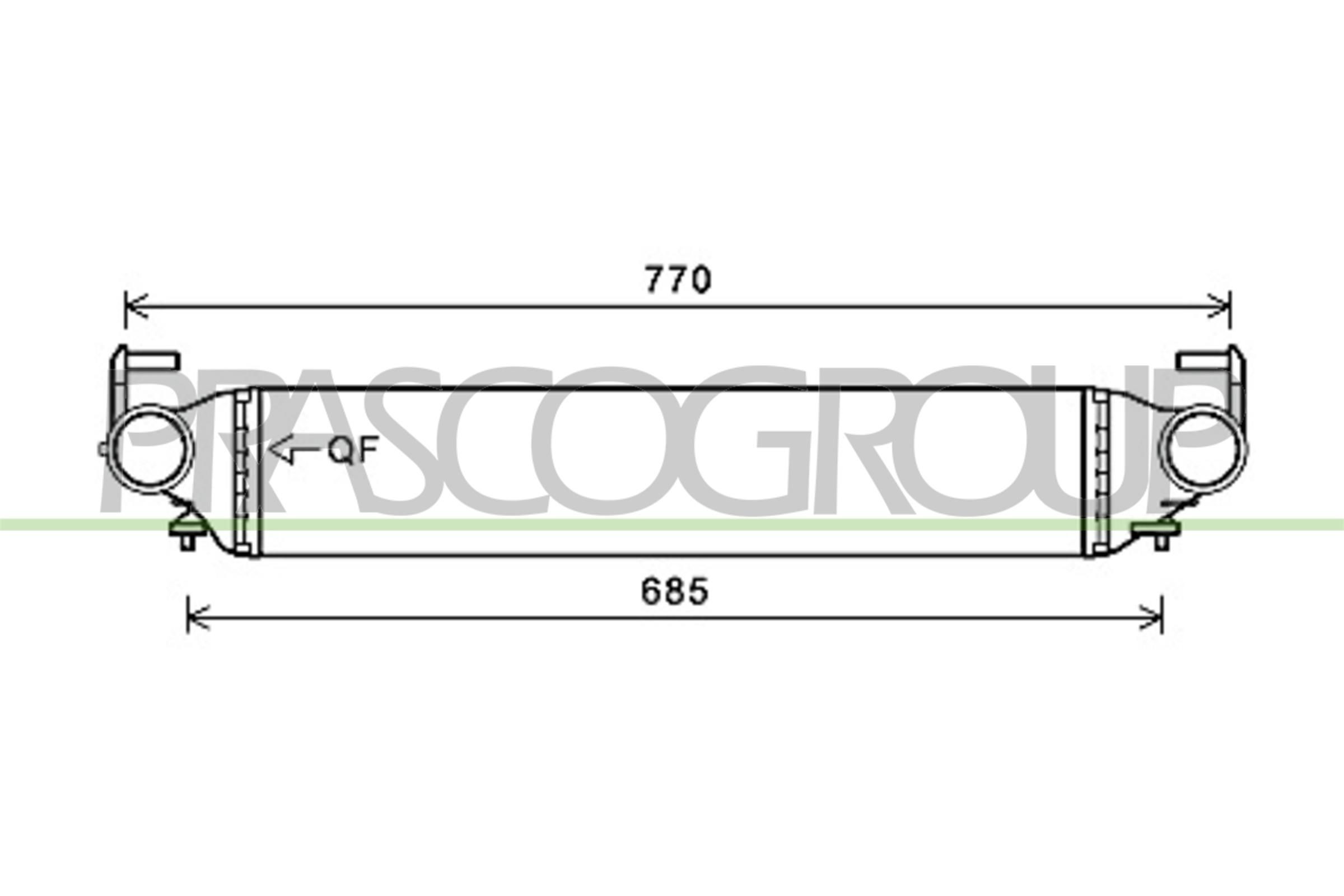 PRASCO Ιντερκούλερ FT060N001 PRASCO FT060N001 Ιντερκούλερ Jeep Commander XK τιμες